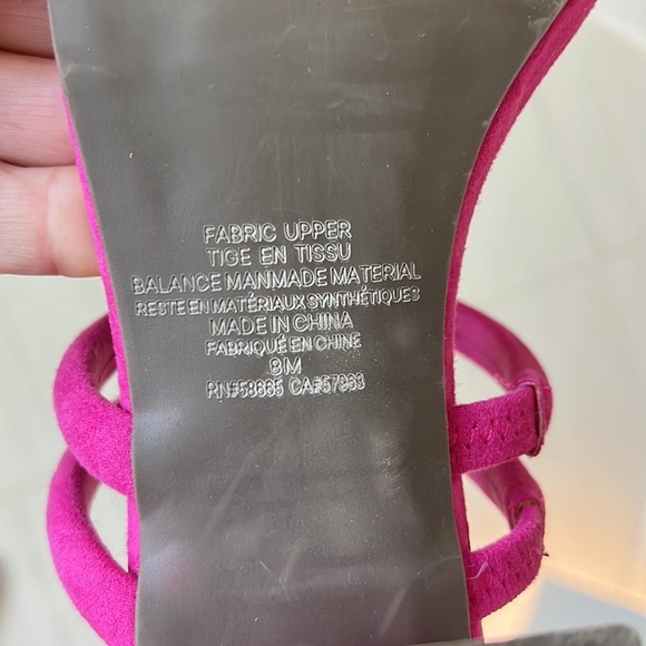 BP. Pink suede sandal - Picture 5 of 6